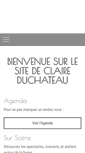 Mobile Screenshot of claireduchateau.com